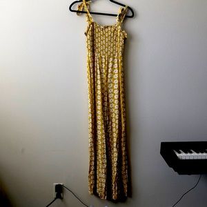 Yellow daisy jumpsuit